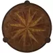 Cameron Brown Round Side Table