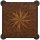 Cameron Brown Square Side Table