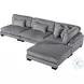 Traverse Gray 4 Piece Modular Sectional