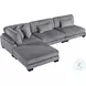 Traverse Gray 4 Piece Modular Sectional