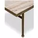 Axel Beige and Brown Rectangular Cocktail Table