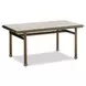 Axel Beige and Brown Rectangular Cocktail Table