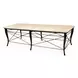 Belvedere Beige and Gray Rectangular Cocktail Table