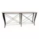 Belvedere Beige and Gray Rectangular Console Table