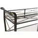 Belvedere Gray and Gold Bar Cart