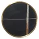 Fletcher Black and Gold Round Adjustable Drinks Table