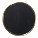 Fletcher Black and Gold Round Adjustable Drinks Table