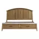 Jackson Golden Oak King Storage Panel Bed