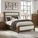 Marlow Sable and White Queen Upholstered Storage Panel Bed