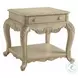 Ragenardus Antique White Rectangular End Table