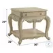 Ragenardus Antique White Rectangular End Table