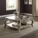 Chelmsford Antique Taupe Glass Top Occassional Table Set