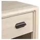 Sunset Cove Sanibel Brown 1 Drawer Open Nightstand with USB Charging