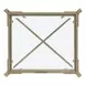 Iron Transparent and Gold Rectangular Occasional Table Set