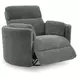 Moonrae Lead Swivel Glider Rocker Power Recliner with USB Charging and Pillows