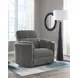 Moonrae Lead Swivel Glider Rocker Power Recliner with USB Charging and Pillows