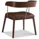 Nina Brown Leather Upholstered Dining Chair