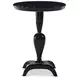 Watkins Black Round Side Table