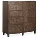 Timberlyn Espresso 5 Drawer Door Chest