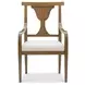 Heppleford White Upholstered Arm Chair