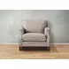 Camden Stone Leather Upholstered Accent Chair with Nailhead Trim