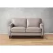 Camden Stone Leather 61" Loveseat with Nailhead Trim
