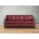 Camden Cranberry Leather Living Room Set