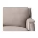 Camden Stone Leather 87" Sofa with Nailhead Trim