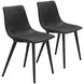 Daniel Vintage Black Dining Chair Set Of 2