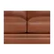 Sherwyn Nutmeg Leather 64" Loveseat with Nailhead Trim