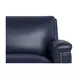 Sherwyn Navy Leather 64" Loveseat with Nailhead Trim
