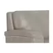 Sherwyn Stone Leather 89" Sofa with Nailhead Trim