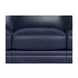 Sherwyn Navy Leather 89" Sofa with Nailhead Trim