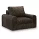 Chalmers Chocolate 50" Power Gliding Chaise with USB Charging