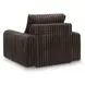 Chalmers Chocolate 50" Power Gliding Chaise with USB Charging