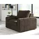 Chalmers Chocolate 50" Power Gliding Chaise with USB Charging
