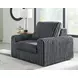 Chalmers Gunmetal 50" Power Gliding Chaise with USB Charging