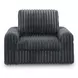 Chalmers Gunmetal 50" Power Gliding Chaise with USB Charging