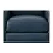 Halwyn Navy Leather Upholstered Accent Chair
