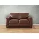 Halwyn Pecan Leather 65" Loveseat