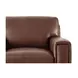 Halwyn Pecan Leather 65" Loveseat