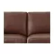 Halwyn Pecan Leather 65" Loveseat