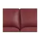 Camden Cranberry Leather 61" Loveseat with Nailhead Trim
