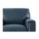 Halwyn Navy Leather 65" Loveseat