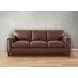 Halwyn Pecan Leather Living Room Set