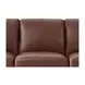 Halwyn Pecan Leather 89" Sofa