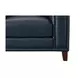 Halwyn Navy Leather 89" Sofa