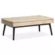 Craftsman Ridge Driftwood and Black Rectangular Lift Top Occassional Table Set