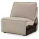 Carceri Cashmere Performance Fabric 5 Piece Modular Power Reclining Sectional with USB Charging and Armless Power Recliner