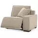 Carceri Cashmere Performance Fabric 5 Piece Modular Power Reclining Sectional with USB Charging and Armless Power Recliner
